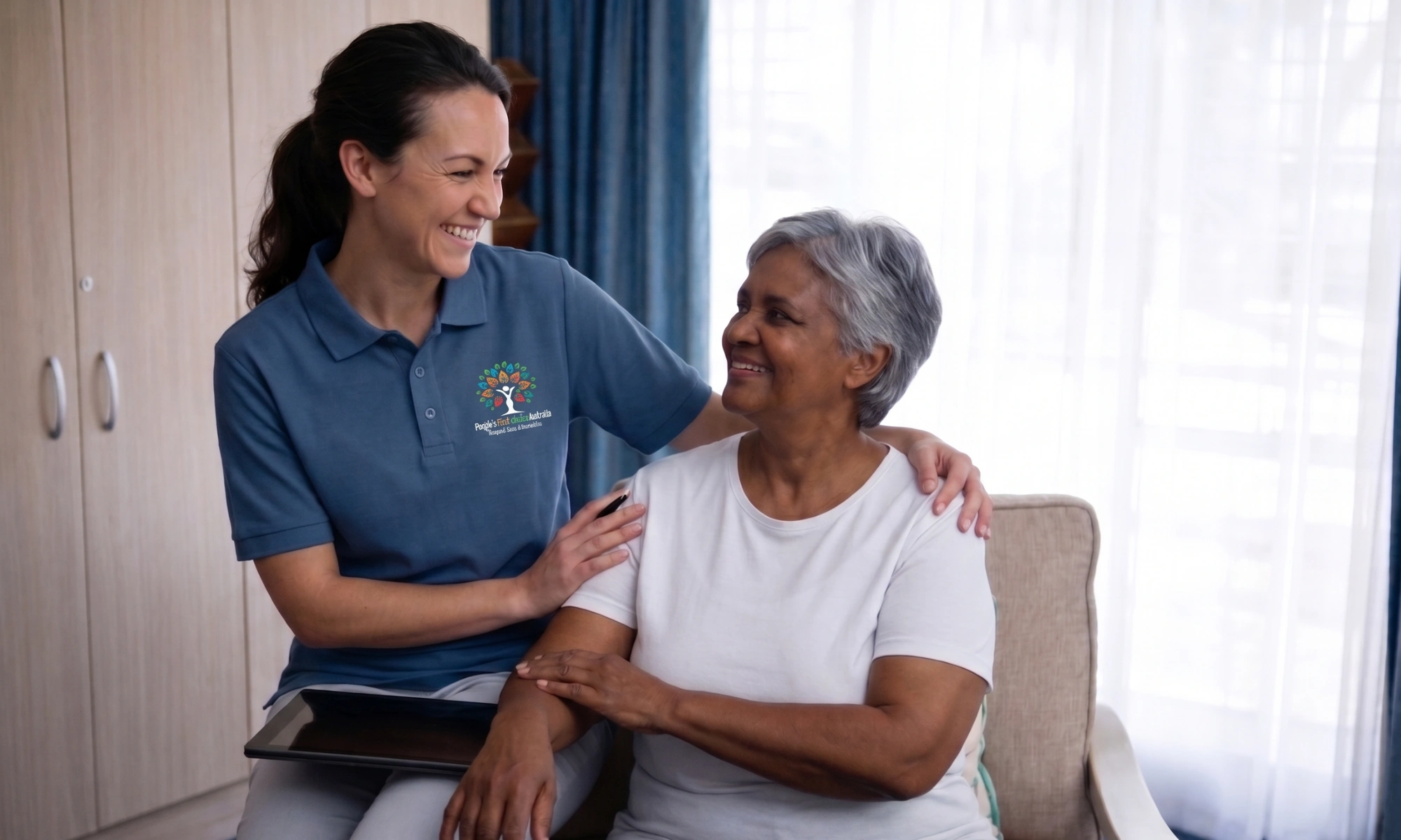 Support worker Companion Care at Home with old woman (1) (1)